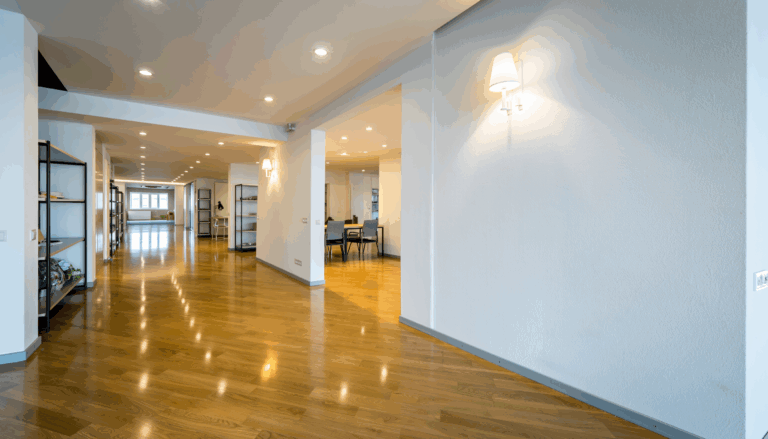 Firefly_Fais moi une image représentant l'intérieur d'un nouveau batiment mettant en lumière 286345